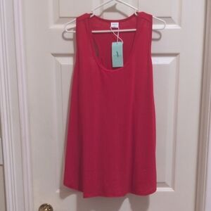 XIEERDUO Women's Red Racerback Tank Top New Size 3X